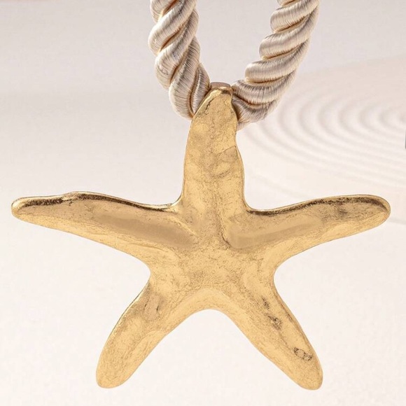 Zara Starfish Gold Necklace - Picture 10 of 10